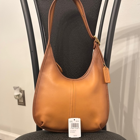Coach Tan Leather Ergo Hobo Shoulder Bag small - Picture 1 of 11